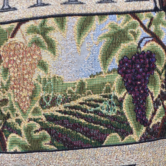 Tapestry style ‘WINE’ Pillow - Picture 6 of 8